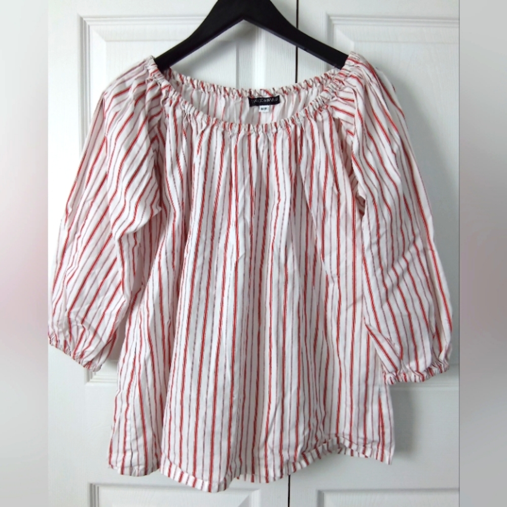 Franco Mirabelli Peasant Boho Blouse